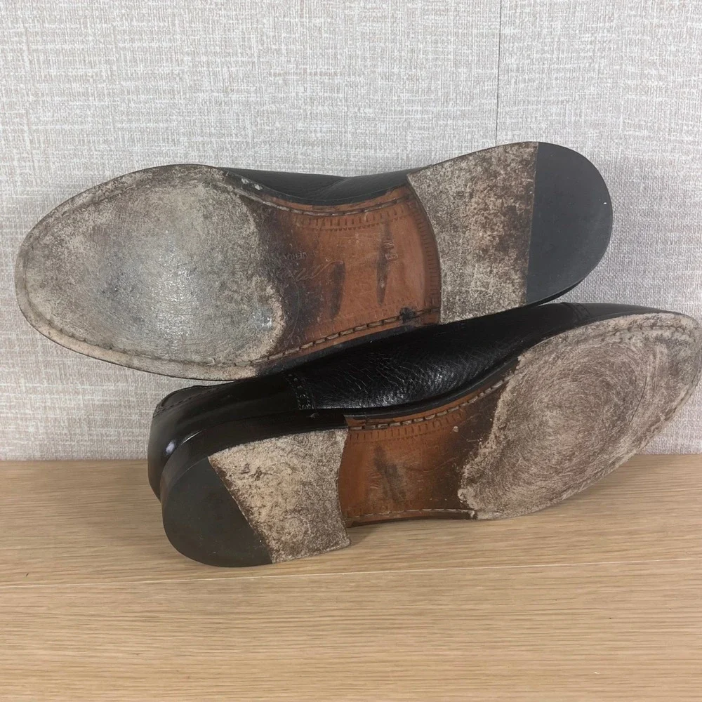Mezlan black leather